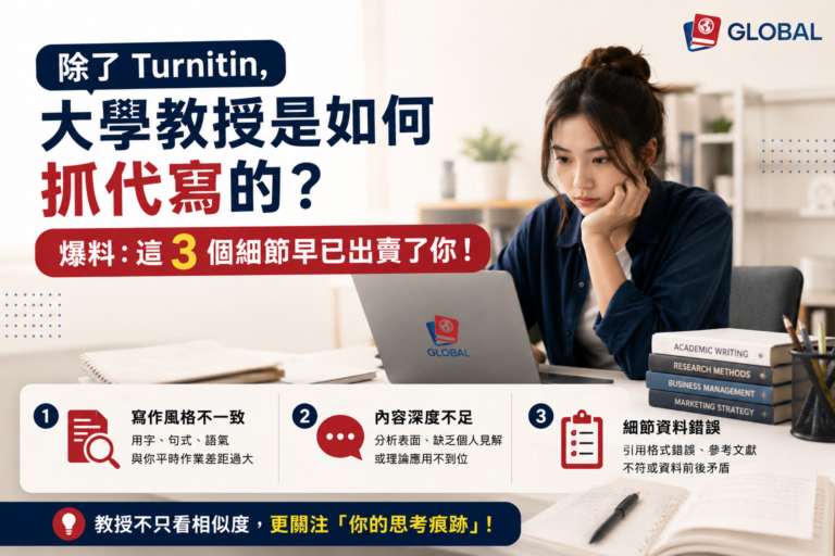 大學教授在電腦前嚴肅審查學生論文，揭秘除了 Turnitin 之外，教授抓代寫與代做功課的 3 個隱藏細節